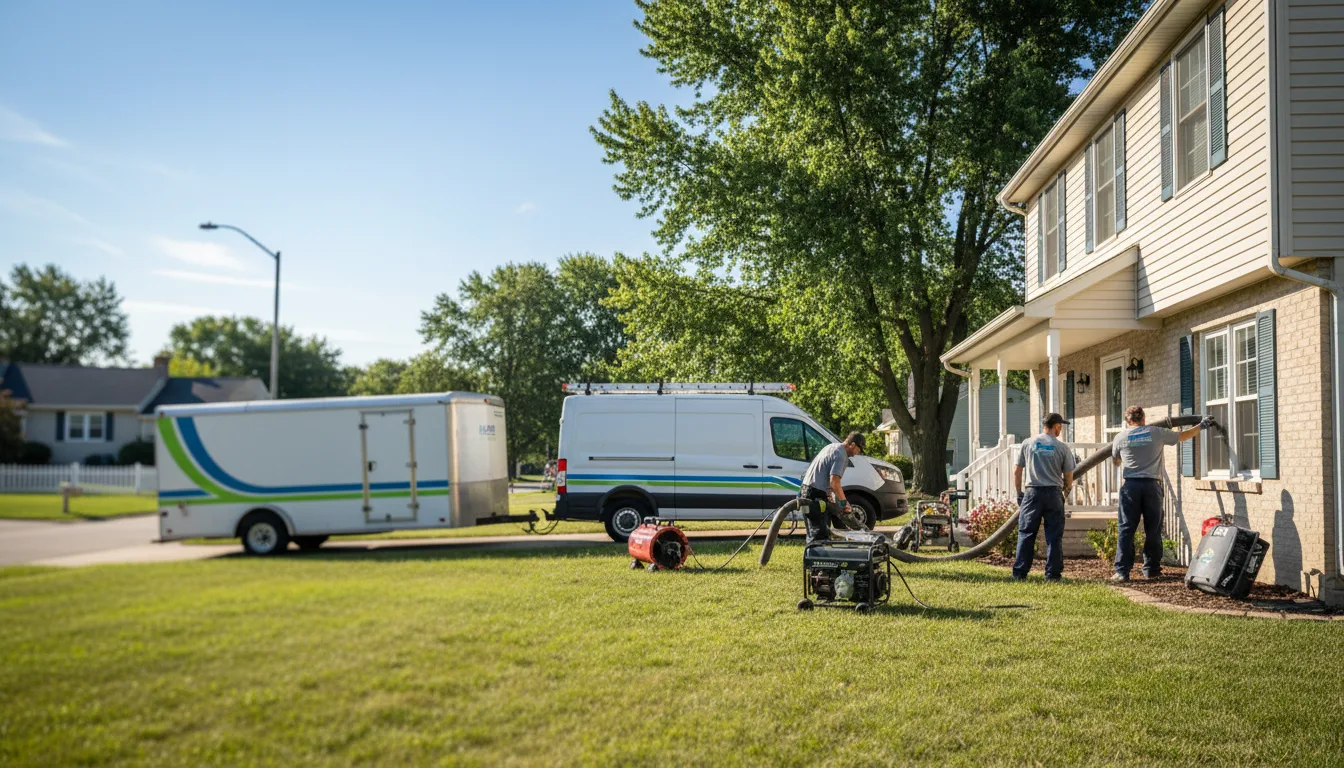 Flooded Basement Restoration And Cleanup With Repair in Papineau, IL near me